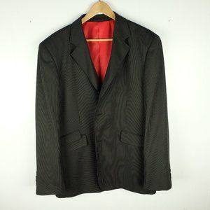 Report Collection Black Blazer with Red Lining